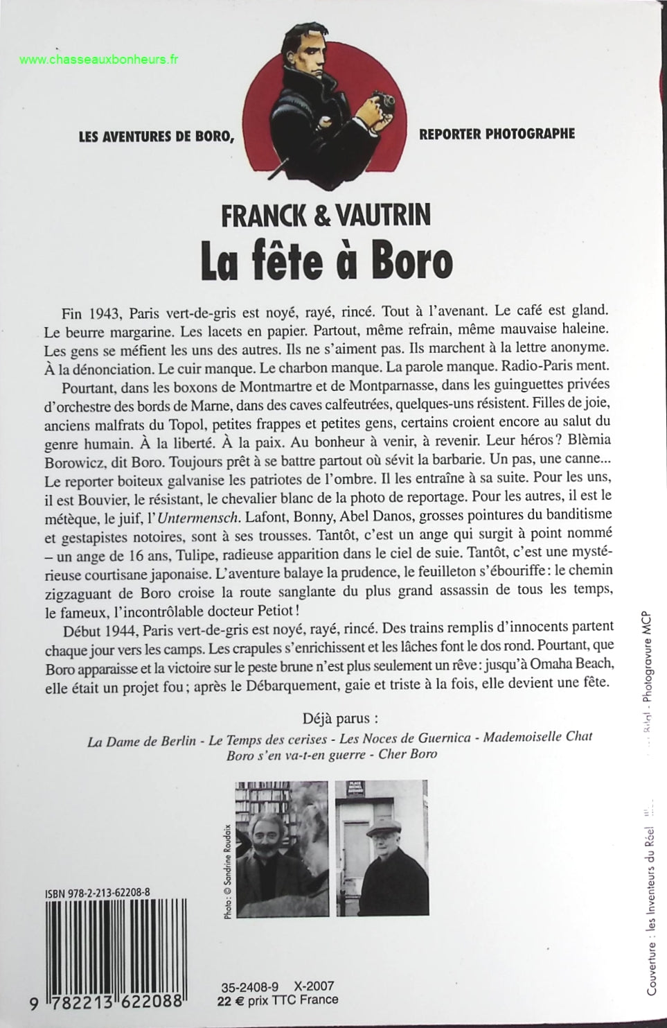 La fête à Boro - Dan Franck et Jean Vautrin - livre