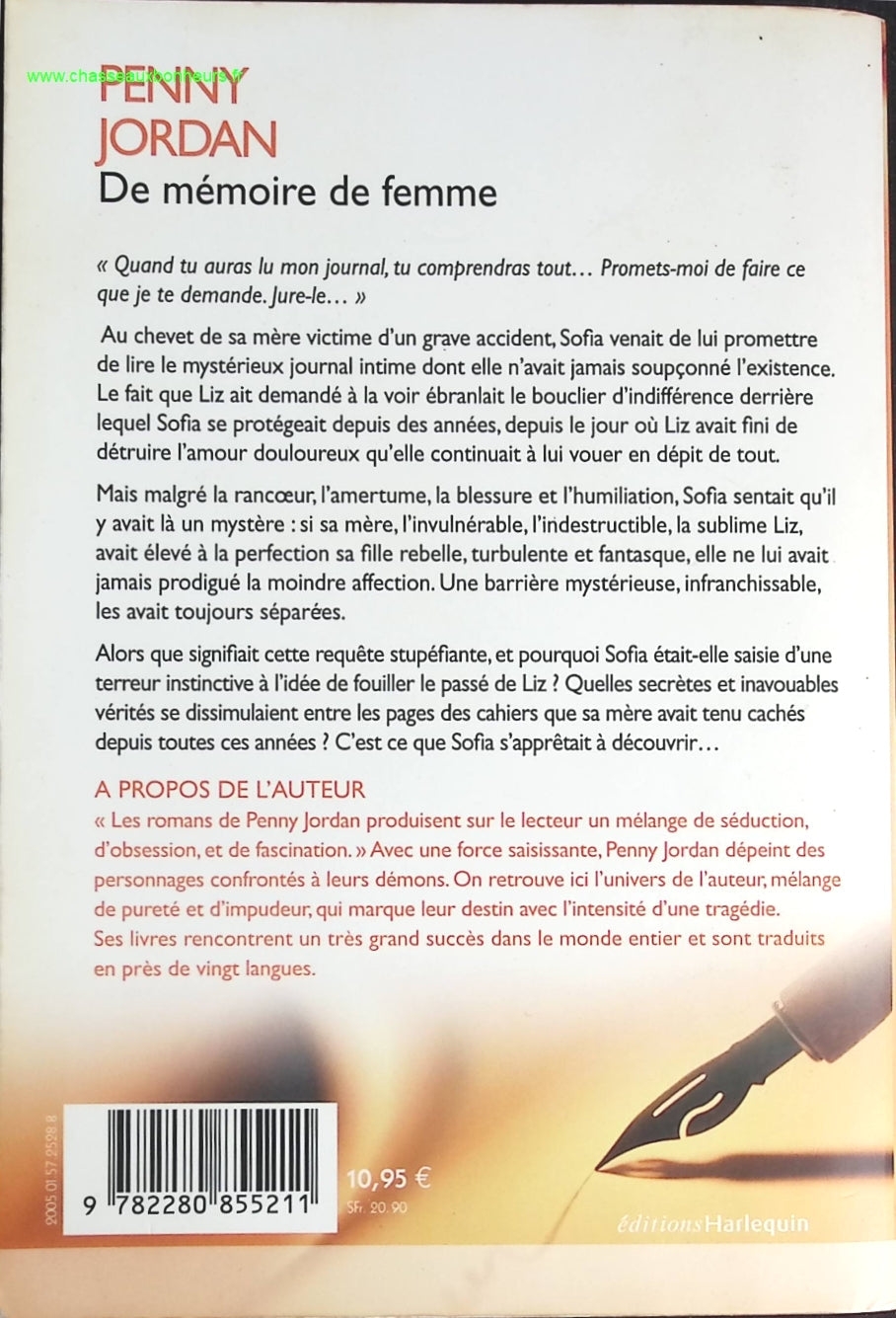 De mémoire de femme - Penny Jordan - livre