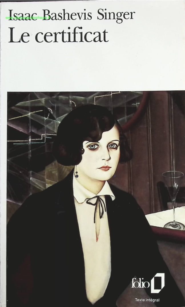 Le Certificat - Isaac Bashevis Singer - livre