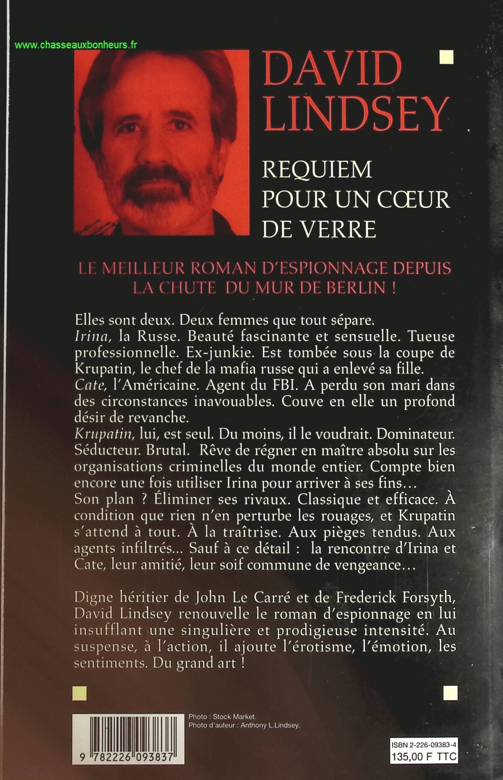 Requiem pour un coeur de verre - David-L Lindsey - livre