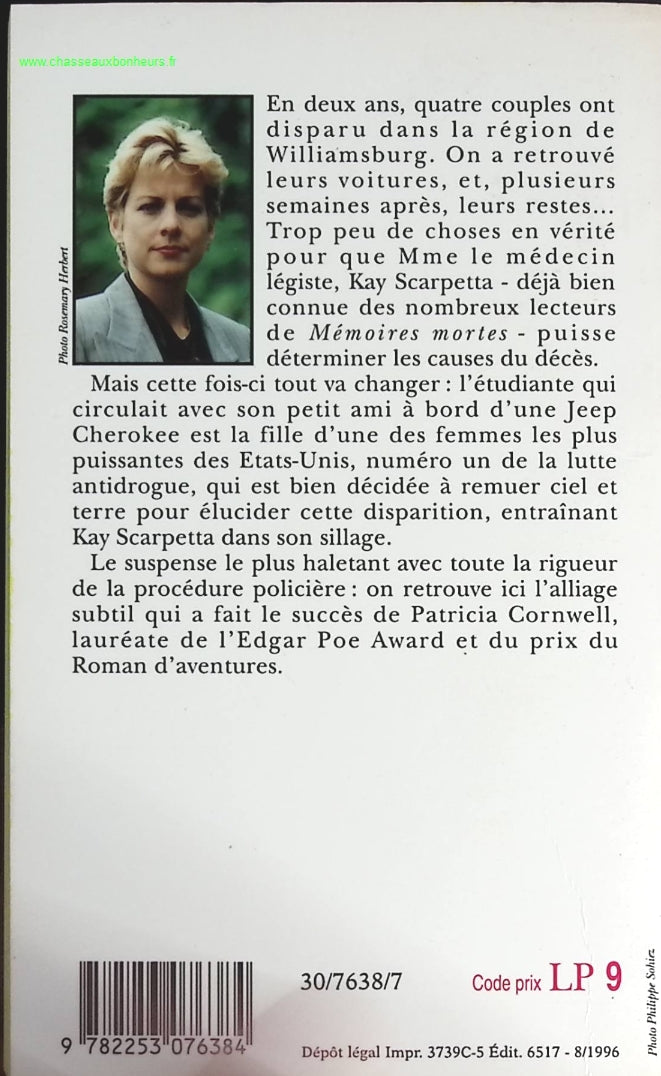Et il ne restera que poussière - Patricia Cornwell - livre