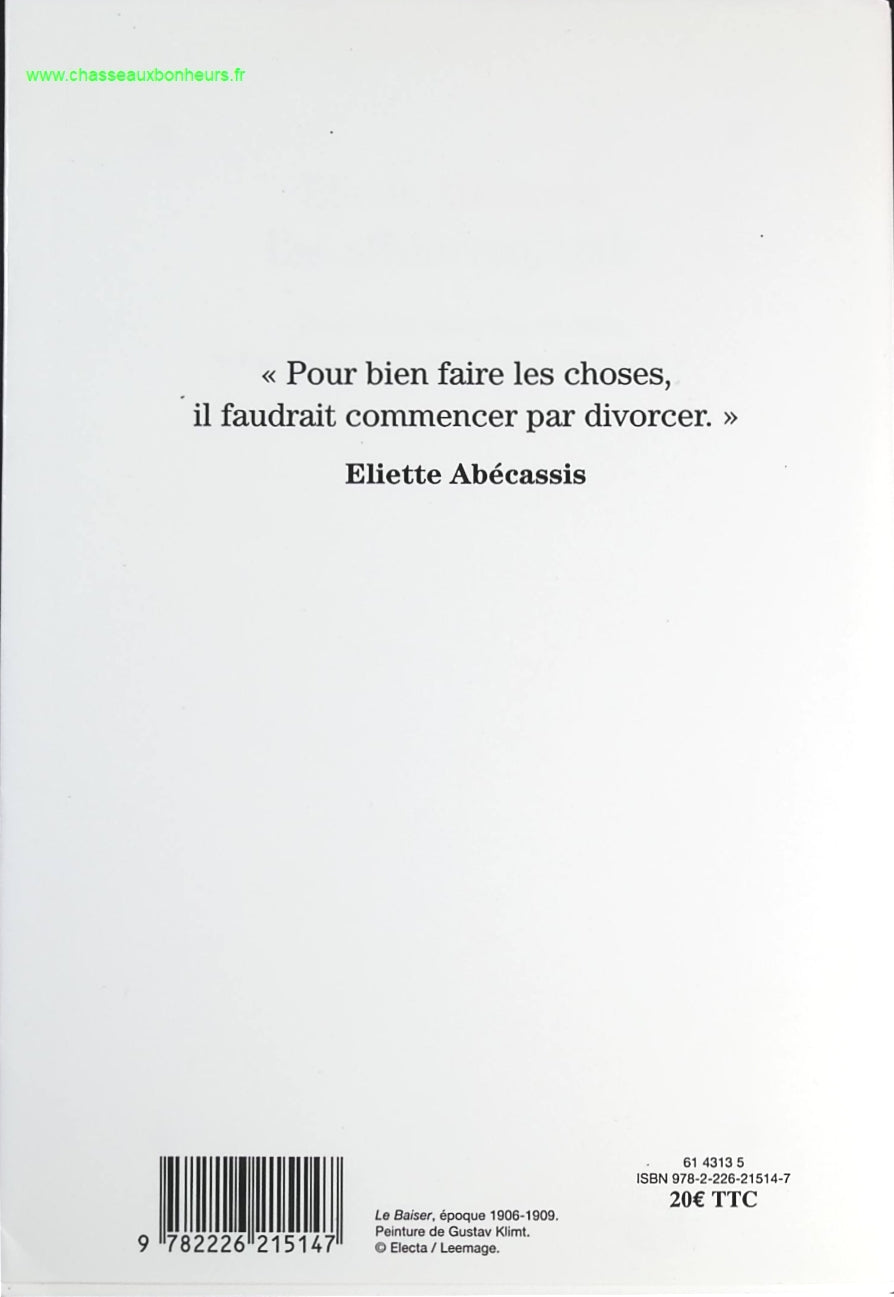 Une affaire conjugale - Eliette Abécassis - livre