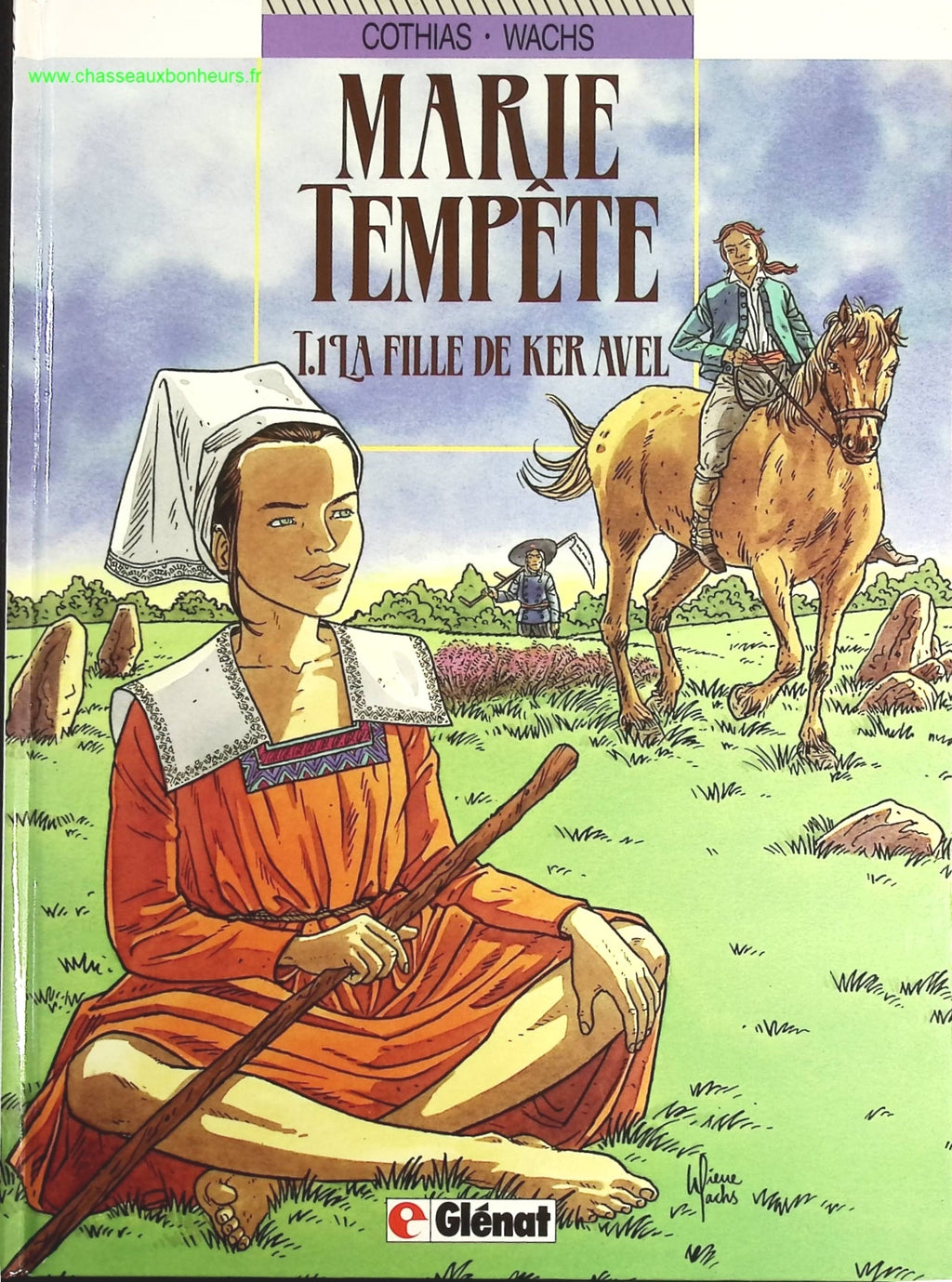 La Fille de Ker Avel tome 1 - Marie Tempête - Patrick Cothias Pierre Wachs  - livre BD