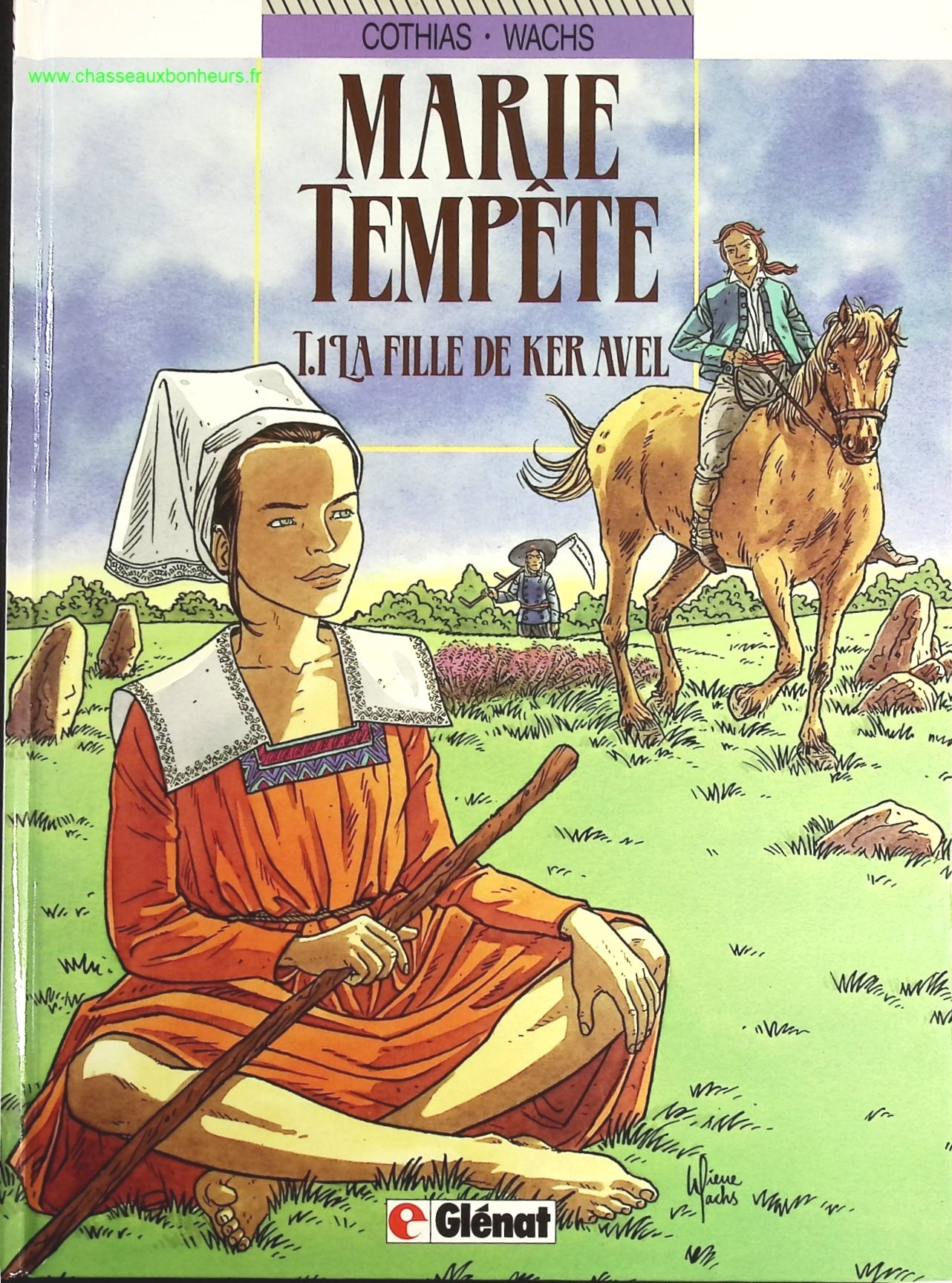 La Fille de Ker Avel tome 1 - Marie Tempête - Patrick Cothias Pierre Wachs  - livre BD