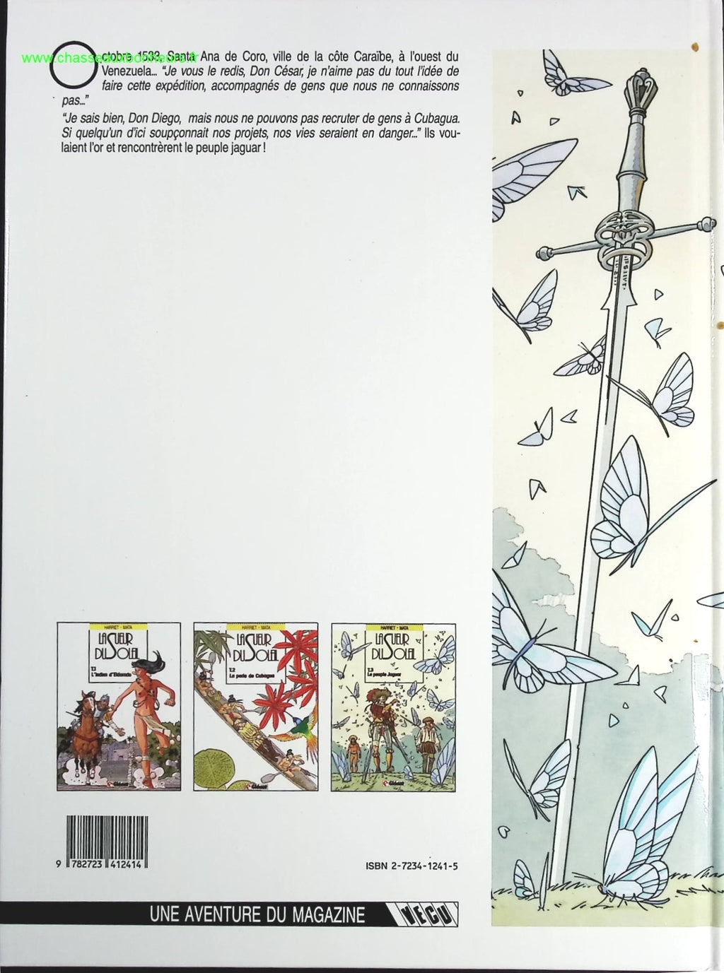 Le Peuple Jaguar tome 3 - La Sueur du soleil - Gregorio Muro Harriet José Manuel Mata - livre BD