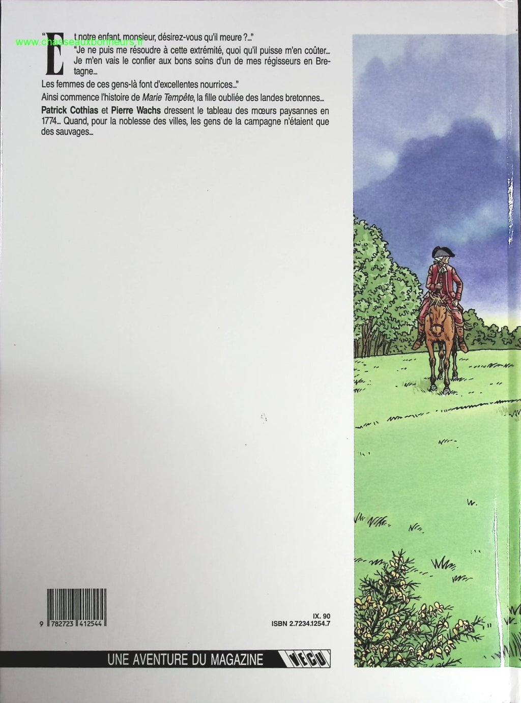 La Fille de Ker Avel tome 1 - Marie Tempête - Patrick Cothias Pierre Wachs  - livre BD