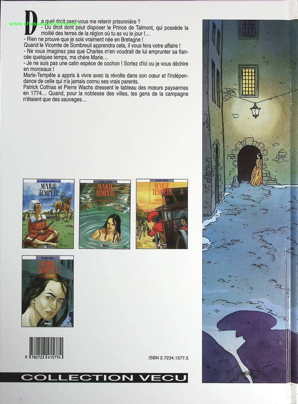 Le Secret d'Emilie tome 4 - Marie Tempête - Patrick Cothias Pierre Wachs  - livre BD