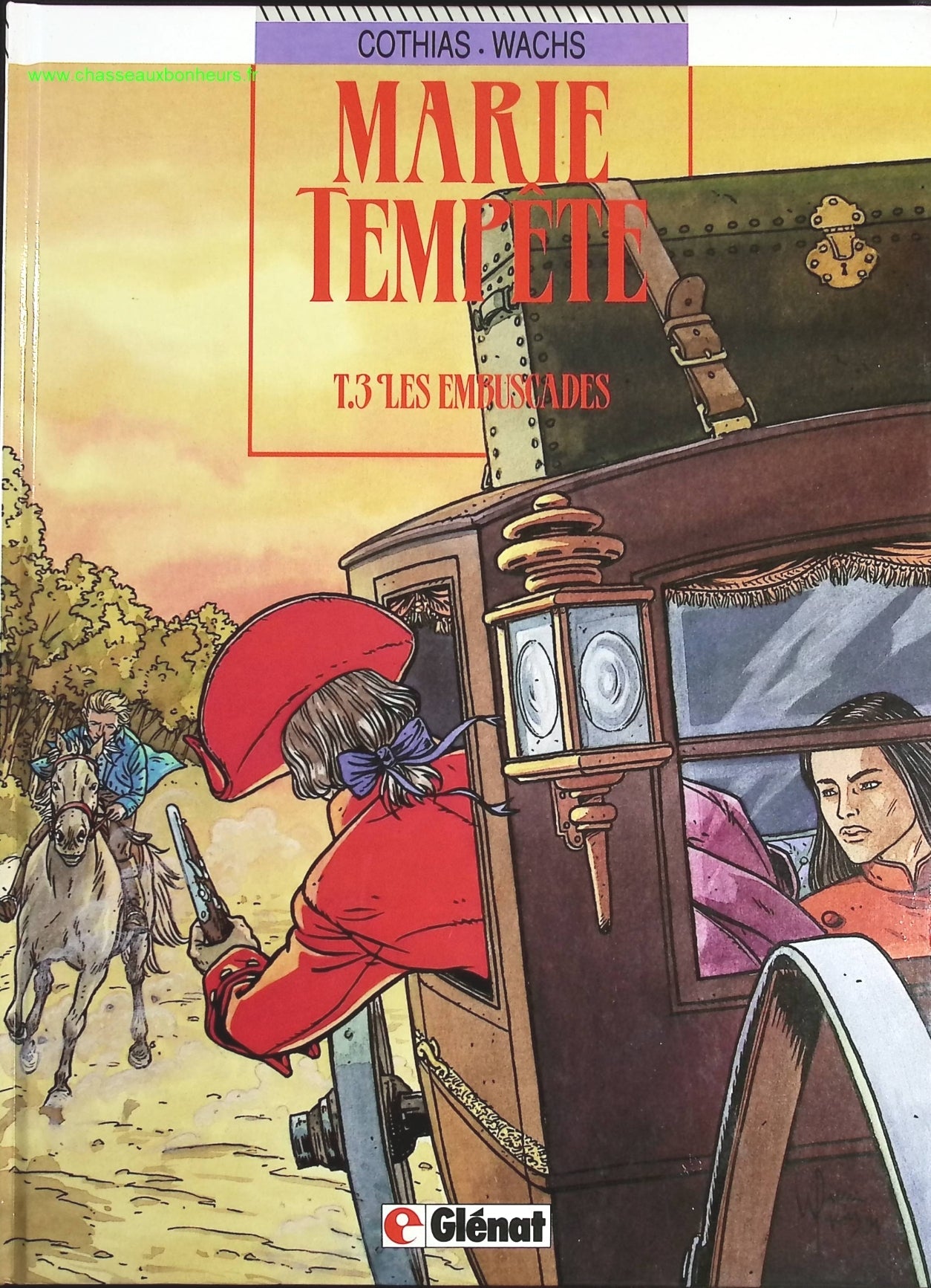 Les Embuscades tome 3 - Marie Tempête - Patrick Cothias Pierre Wachs  - livre BD
