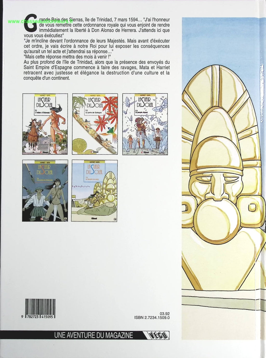 Le serpent de sang tome 5 - La Sueur du soleil - Gregorio Muro Harriet José Manuel Mata - livre BD