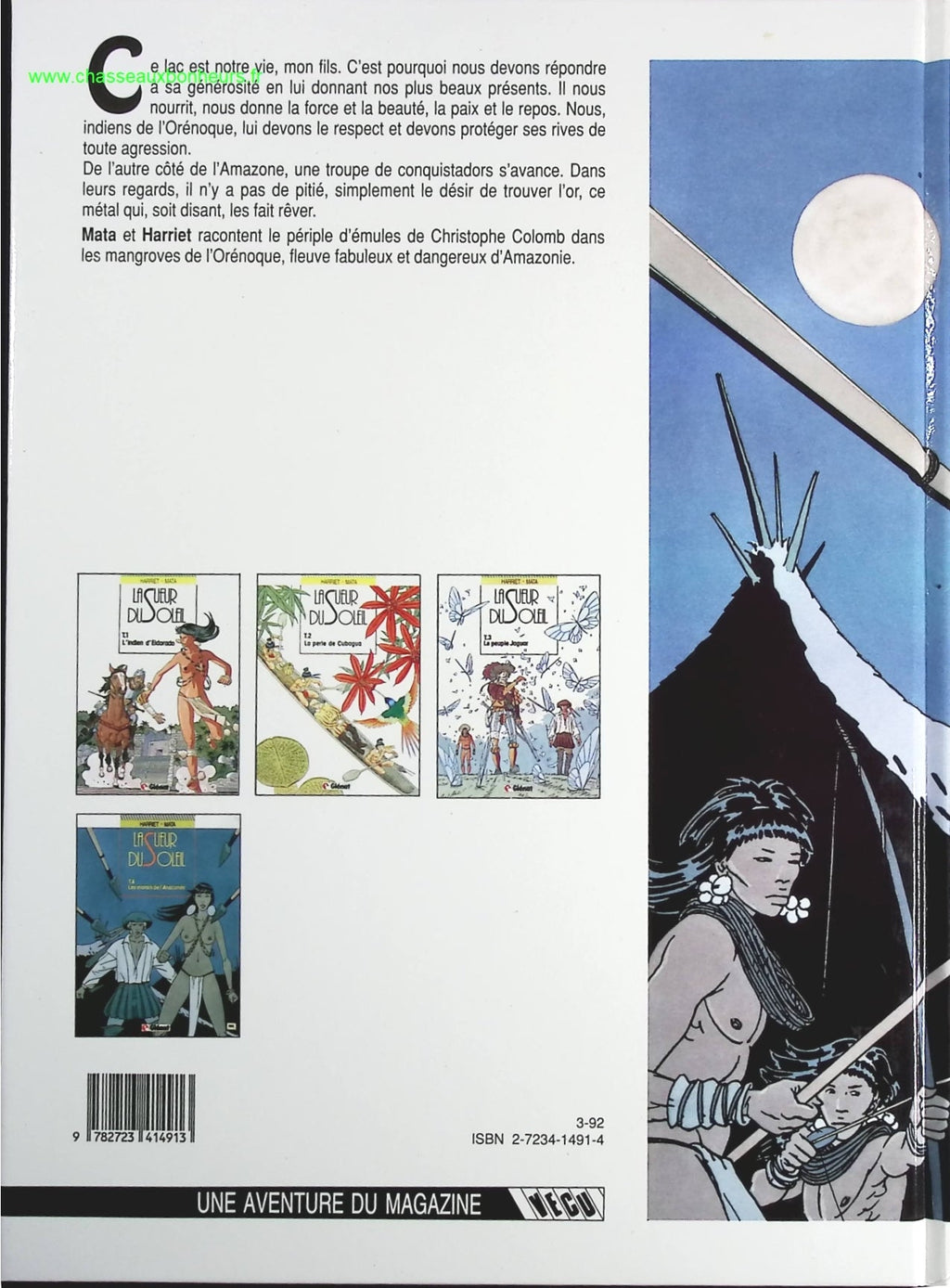 Les marais de l'Anaconda tome 4 - La Sueur du soleil - Gregorio Muro Harriet José Manuel Mata - livre BD
