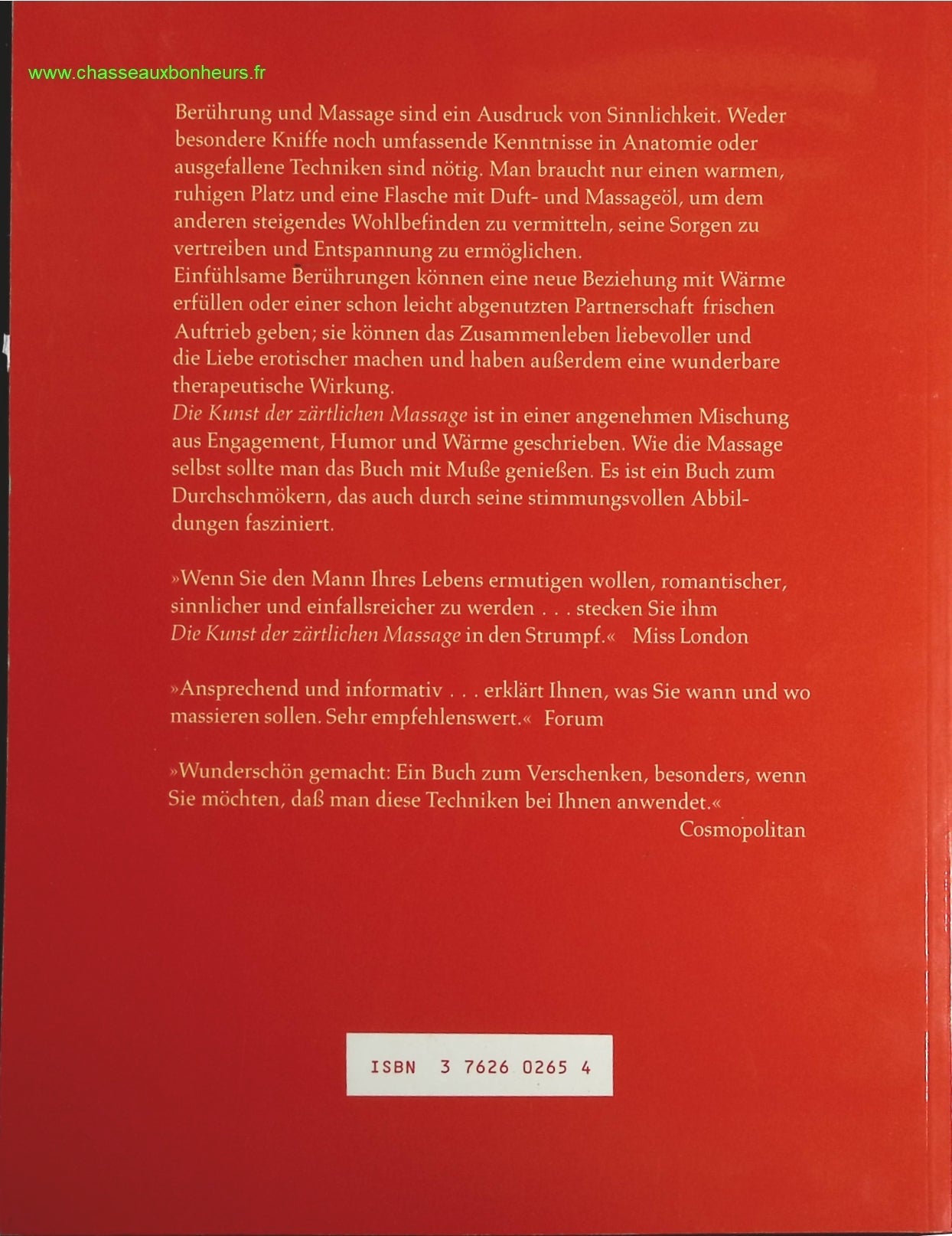 Die Kunst der zärtlichen Massage - Inkeles Gordon  Todris Murray - livre en Allemand