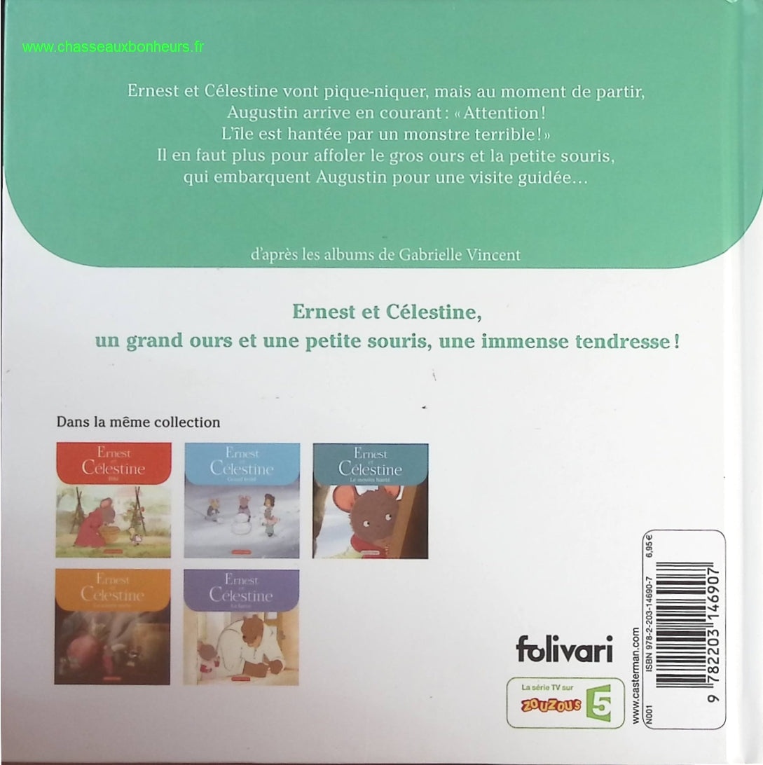 Ernest et Célestine - Le mensonge d'Augustin - Christophe Poujol, Gabrielle Vincent - livre