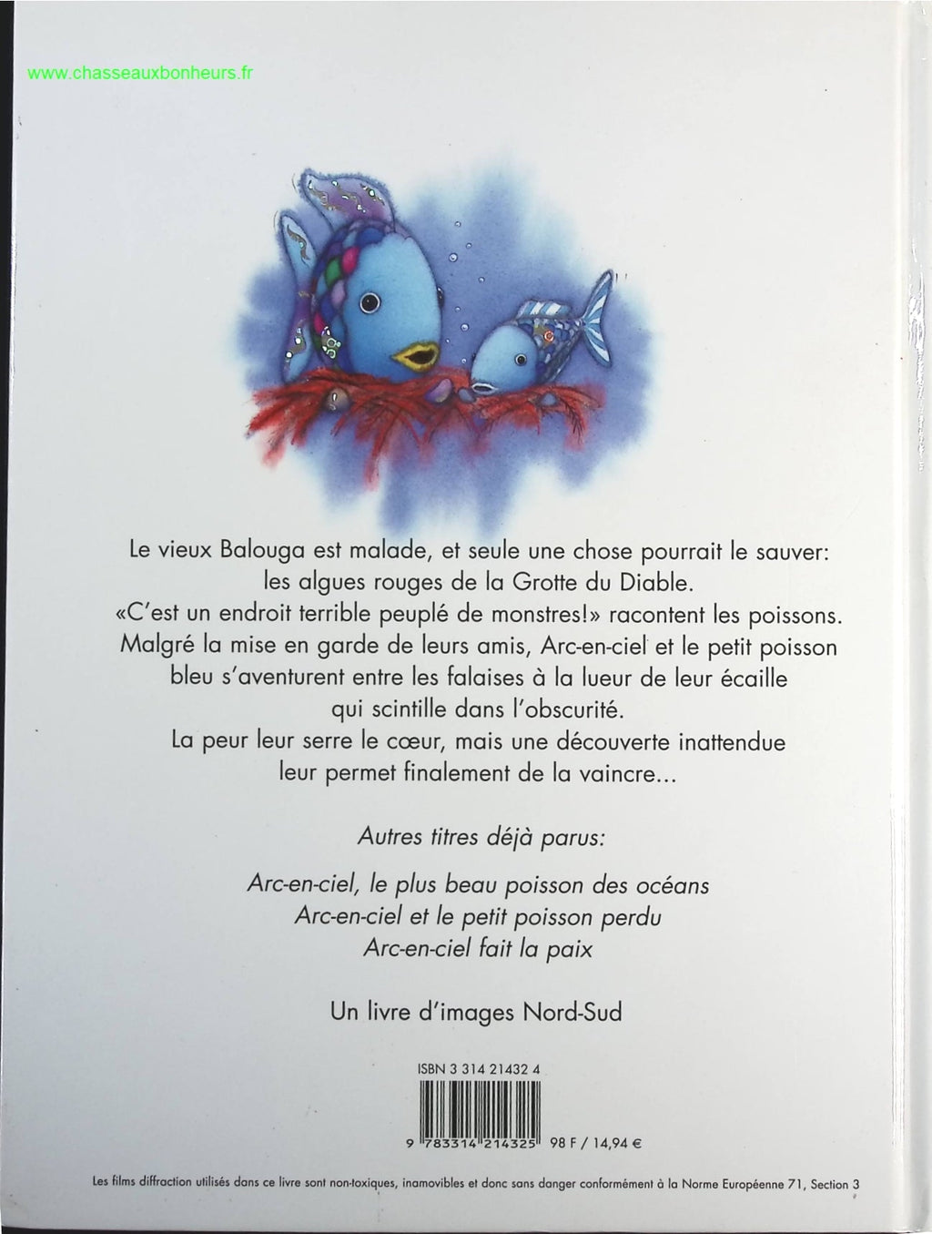 Arc-en-ciel tremble de peur - Marcus Pfister - livre