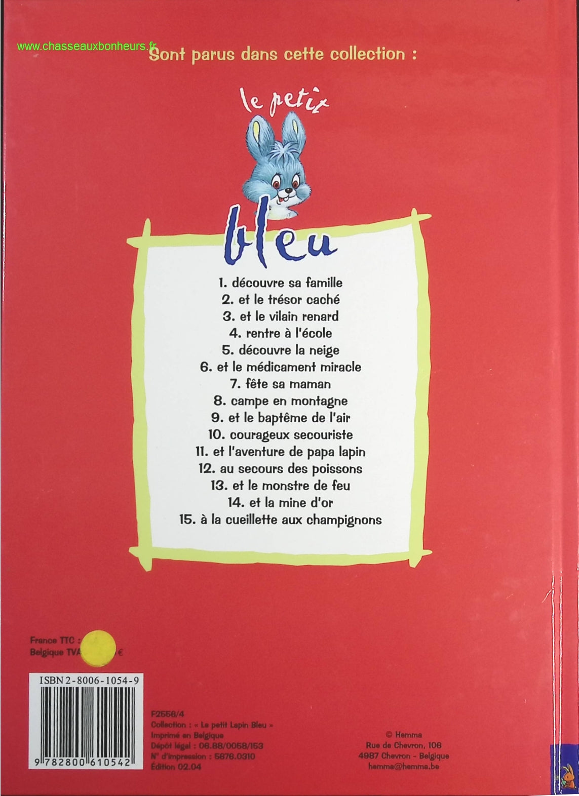 Le petit lapin bleu rentre à l'école - Jacques Thomas Bilstein - livre