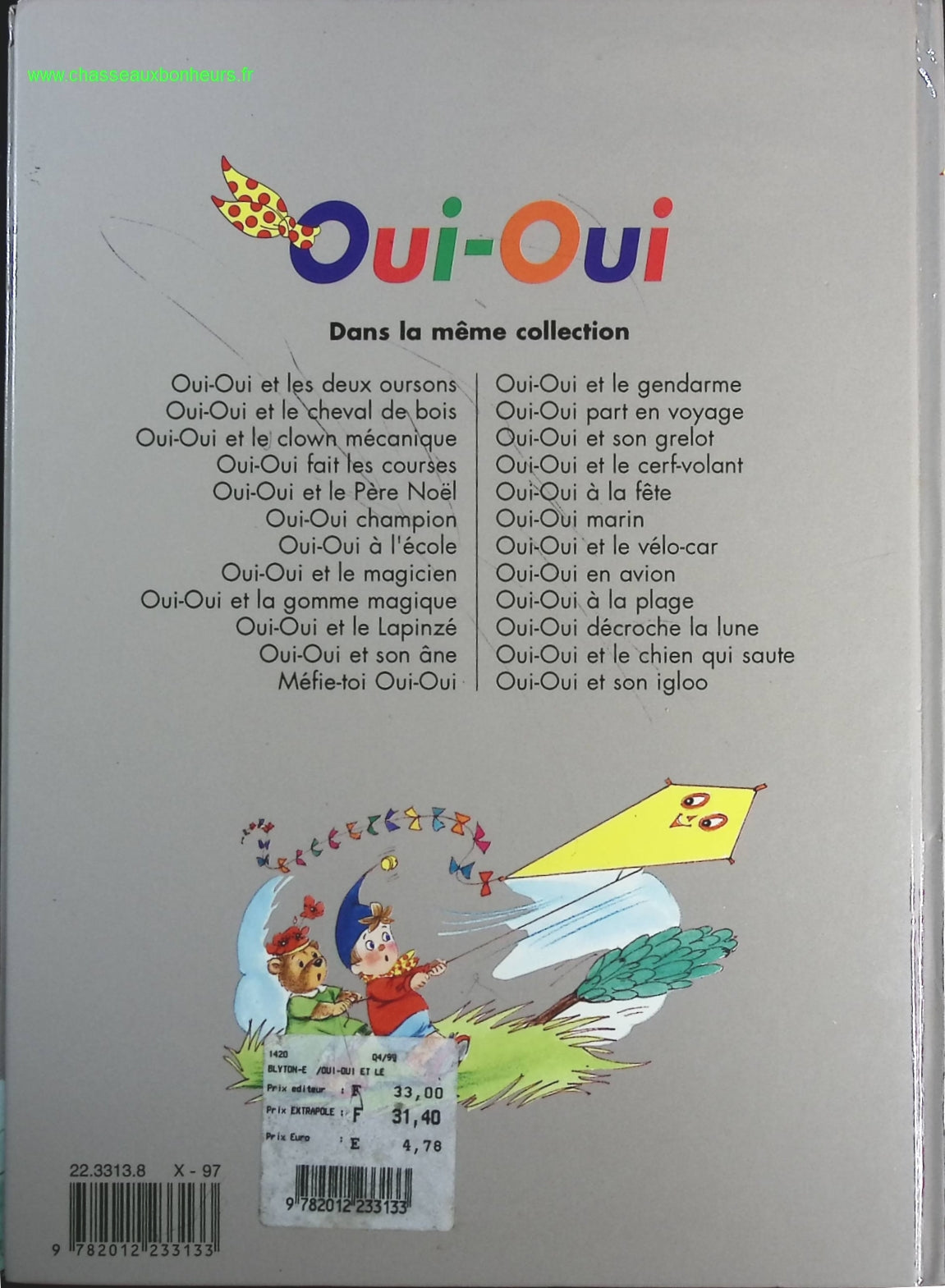 Oui-Oui et le cerf-volant - Enid Blyton - livre
