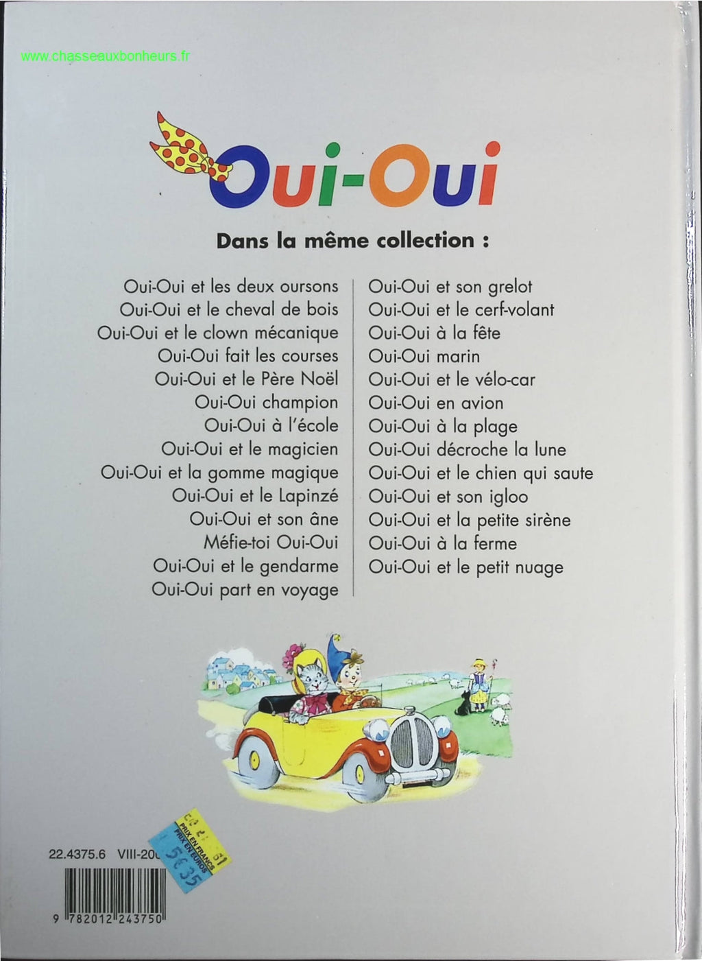Oui-Oui et le sac à malice - Enid Blyton - livre