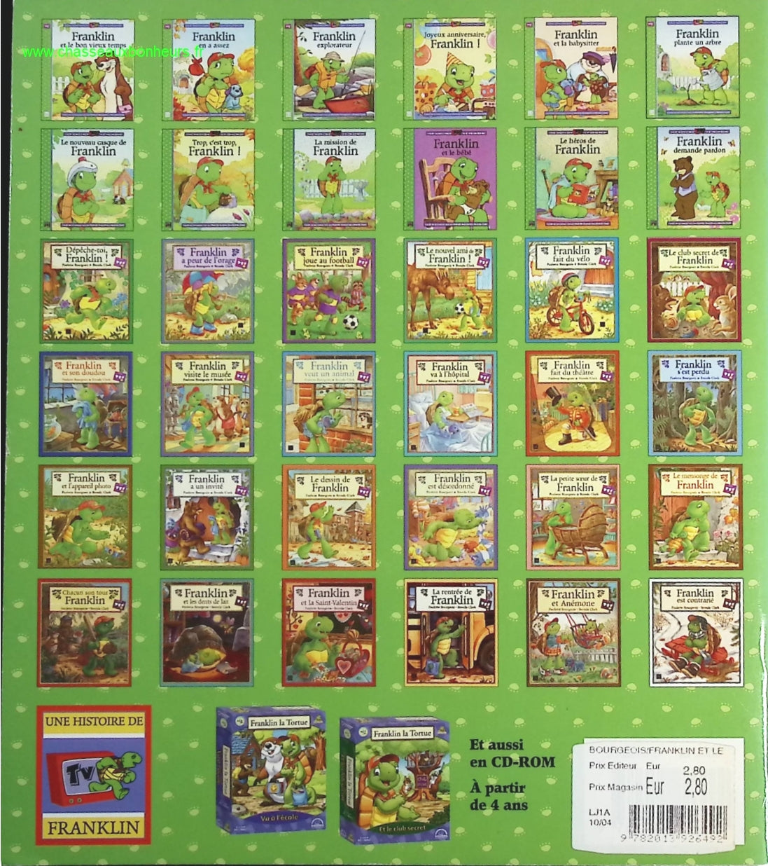 Franklin et le bon vieux temps - Paulette Bourgeois, Brenda Clark - livre