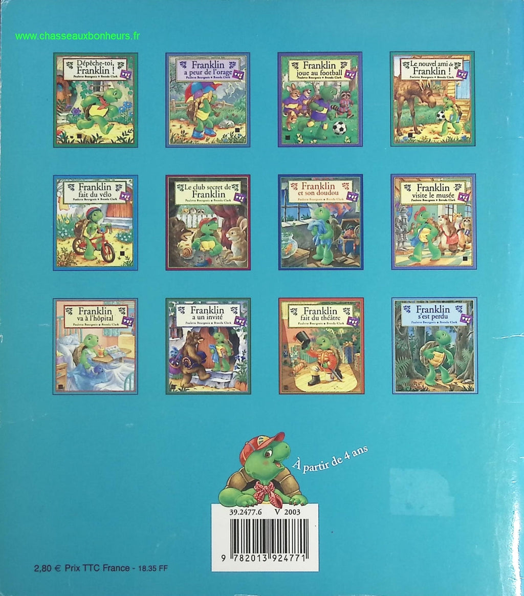 Franklin va à l'hôpital - Paulette Bourgeois, Brenda Clark - livre