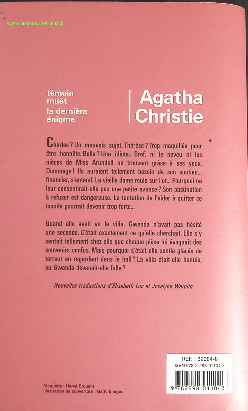 Témoin muet - La Dernière énigme - Agatha Christie - livre