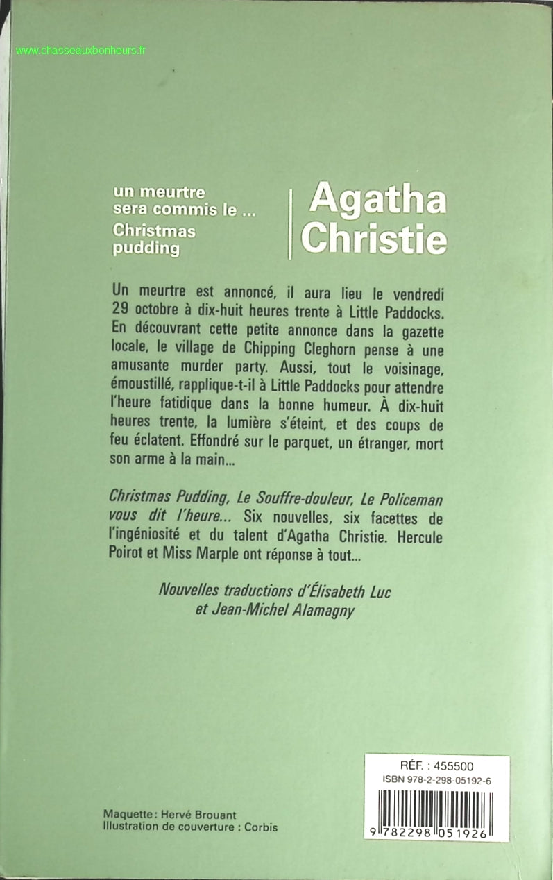 Un meurtre sera commis le... - Christmas Pudding - Agatha Christie - livre
