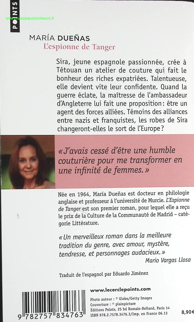 L'Espionne de Tanger - Maria Duenas - livre