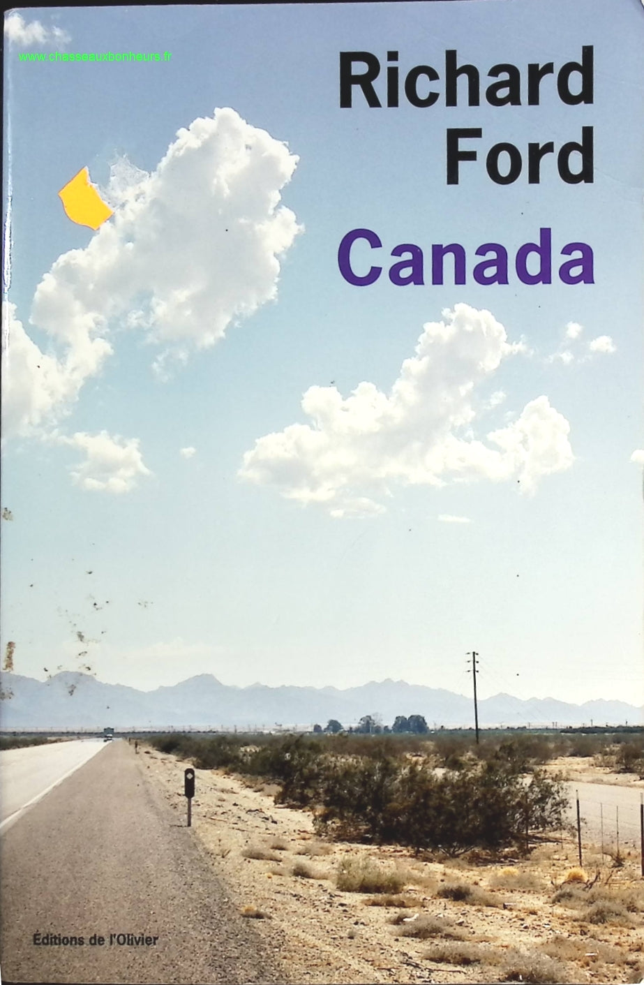 Canada - Richard Ford - livre