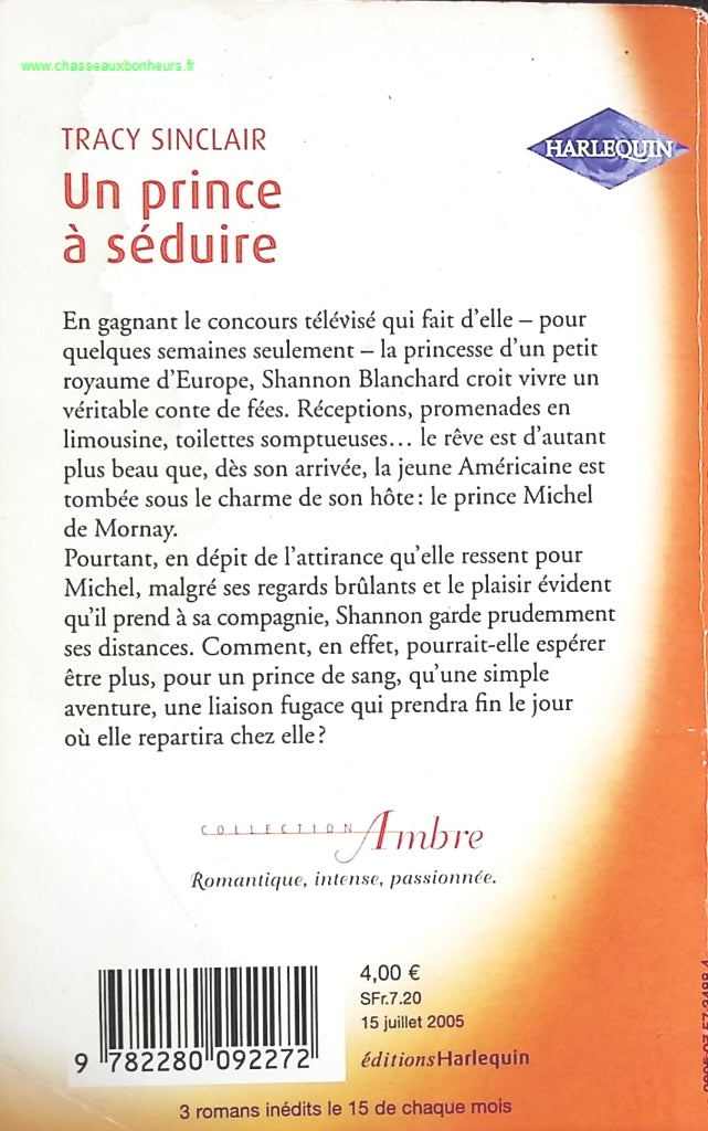 Un prince à séduire - Tracy Sinclair - livre
