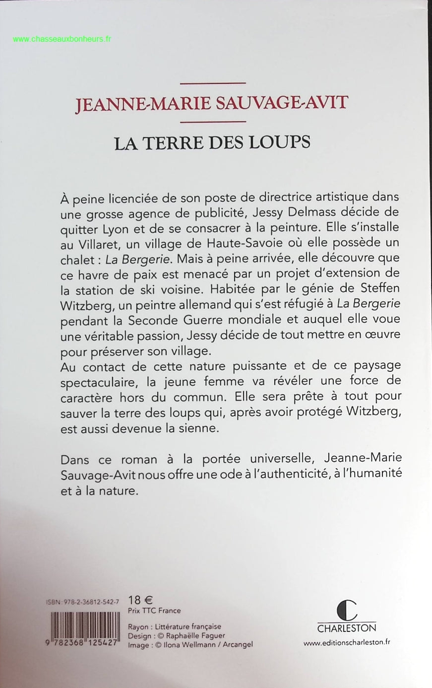 La terre des loups - Jeanne-Marie Sauvage-Avit - livre