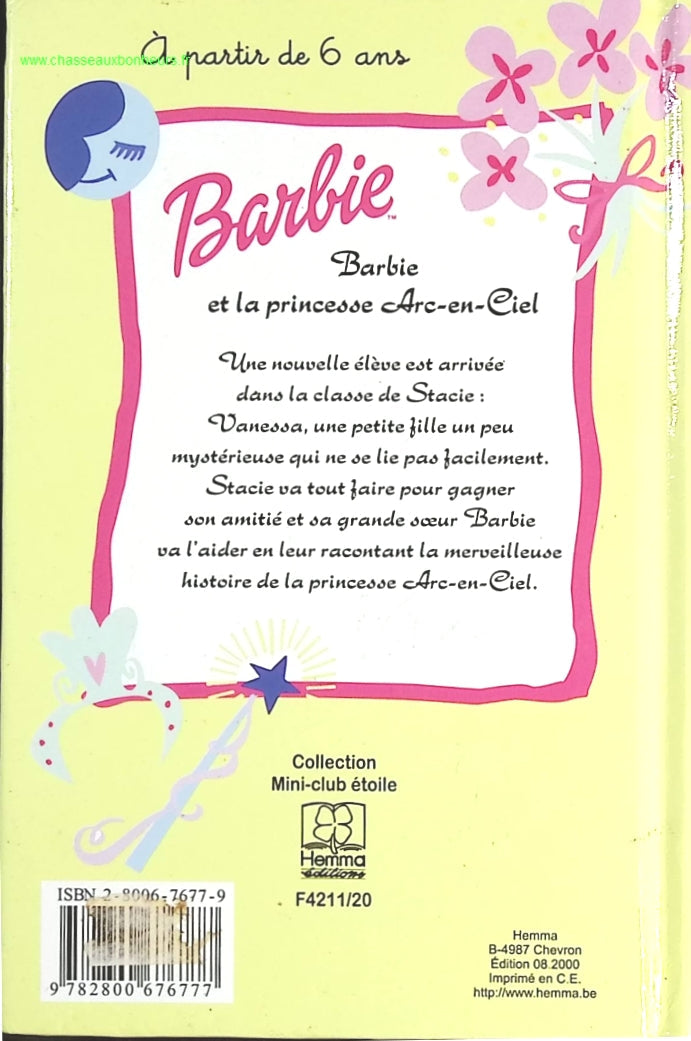 Barbie Et La Princesse Arc-En-Ciel - Jean-Marie Yans - livre