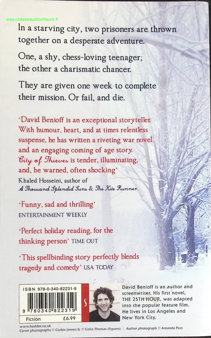 City of Thieves - David Benioff - livre en Anglais