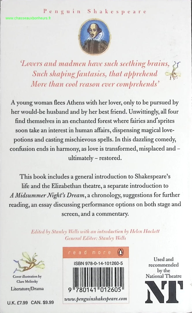 A Midsummer Night's Dream - William Shakespeare - livre en Anglais