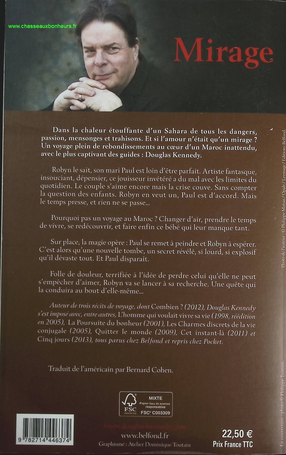 Mirage - Douglas Kennedy - livre