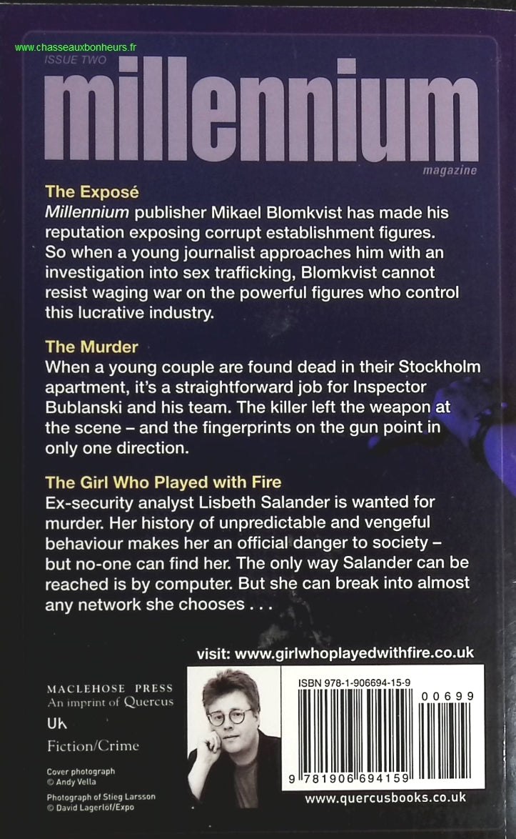The Girl Who Played with Fire - Stieg Larsson - livre en Anglais