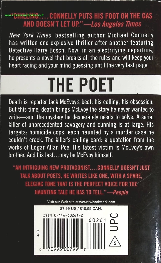 The Poet - Michael Connelly - livre en Anglais