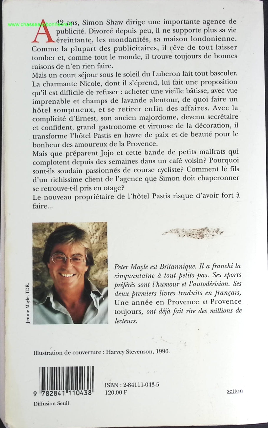 Hôtel Pastis - Peter Mayle - livre