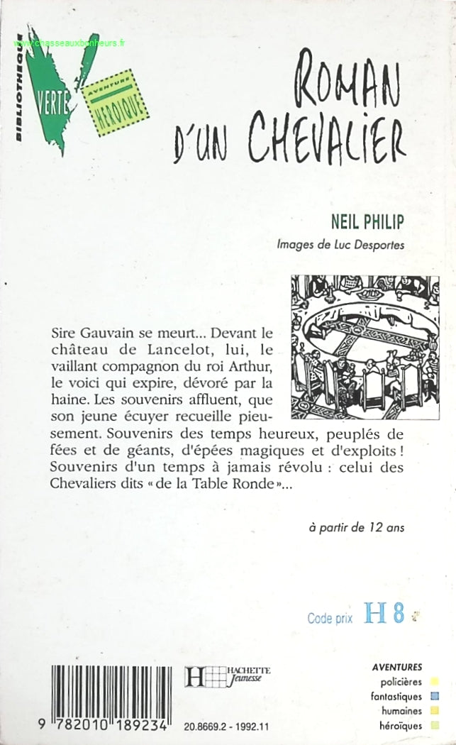Roman d'un chevalier - Neil Philip - livre
