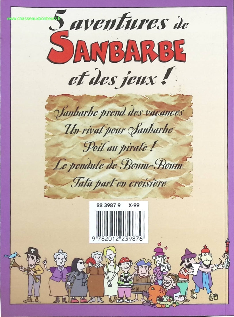 Sanbarbe Le Pirate Tome 6 - Sanbarbe Prend Des Vacances - livre