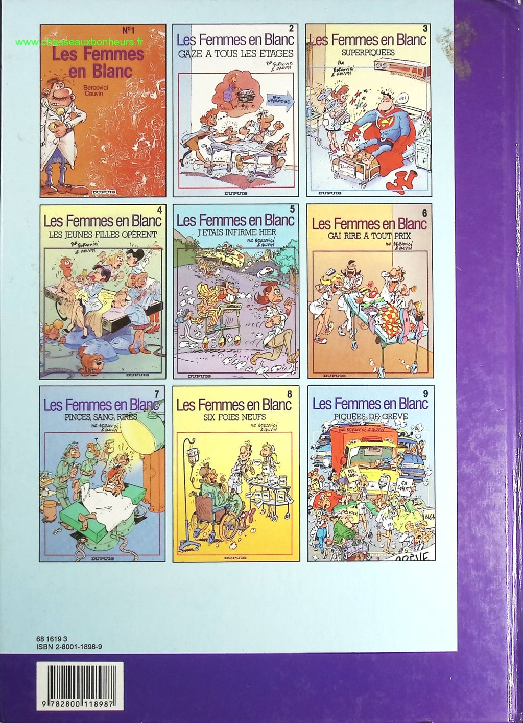 Les femmes en blanc - Tome 9 - Piquées De Grève - Cauvin, Bercovici - livre BD