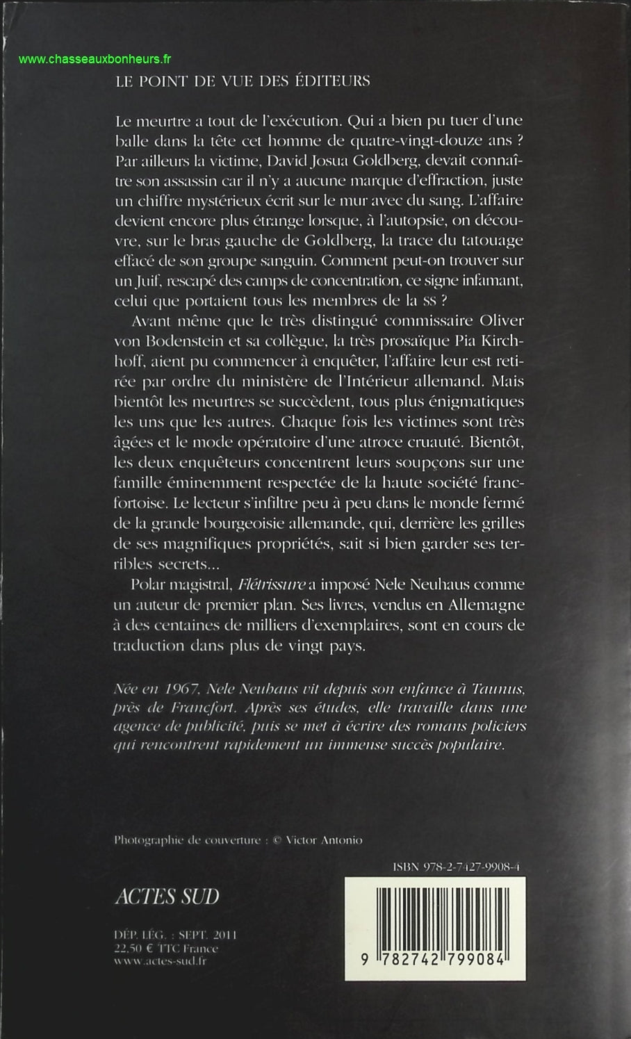 Flétrissure - Nele Neuhaus - livre