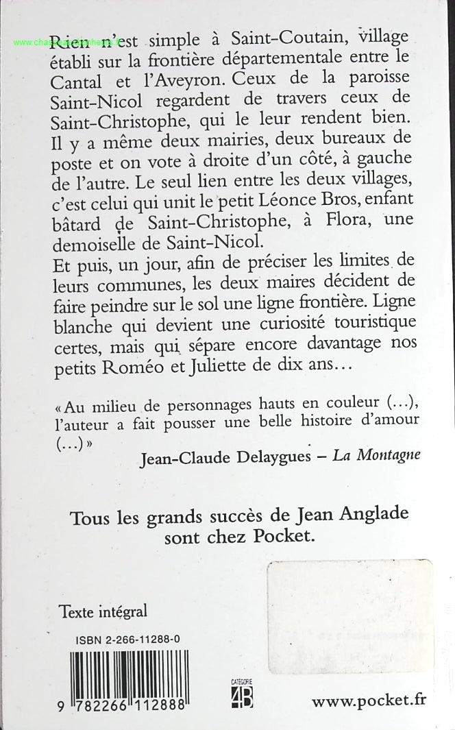 Un souper de neige - Jean Anglade - livre