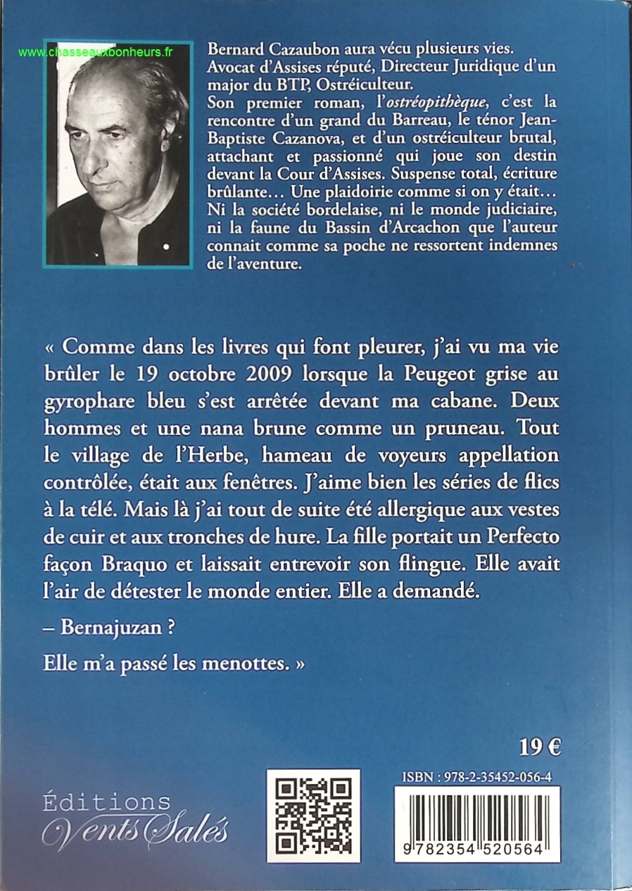L'ostréopithèque - Bernard Cazaubon - livre