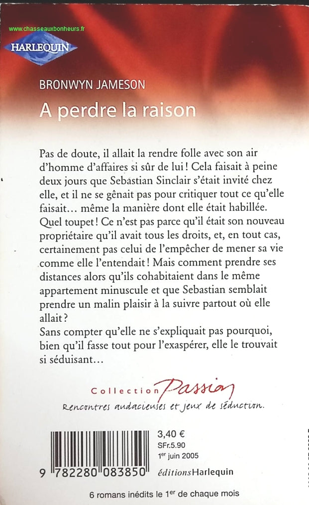A perdre la raison - Bronwyn Jameson - livre