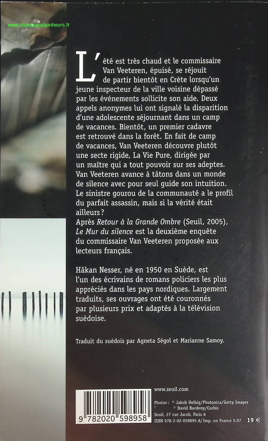 Le Mur du silence - Hakan Nesser - livre