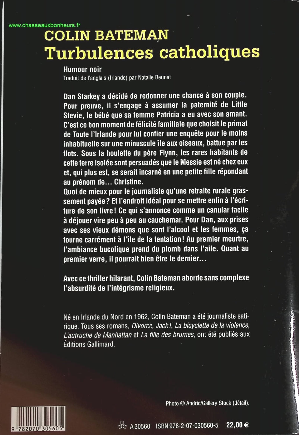 Turbulences catholiques - Colin Bateman - livre