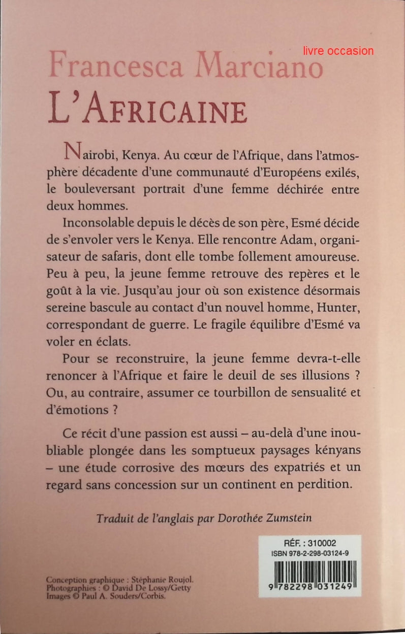 L'Africaine - Francesca Marciano - Livre