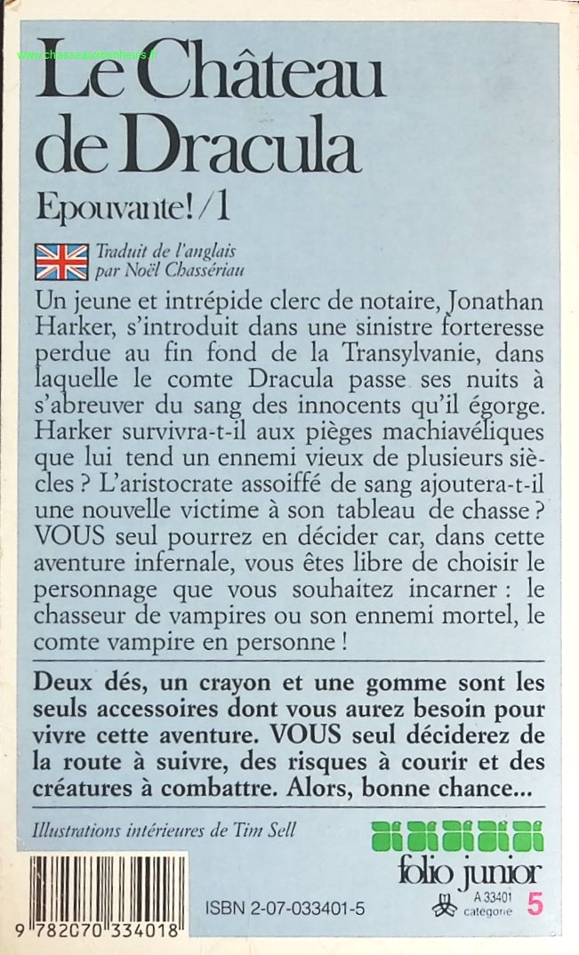 Le Château de Dracula - Un livre dont vous êtes héros- James Herbert Brennan - livre