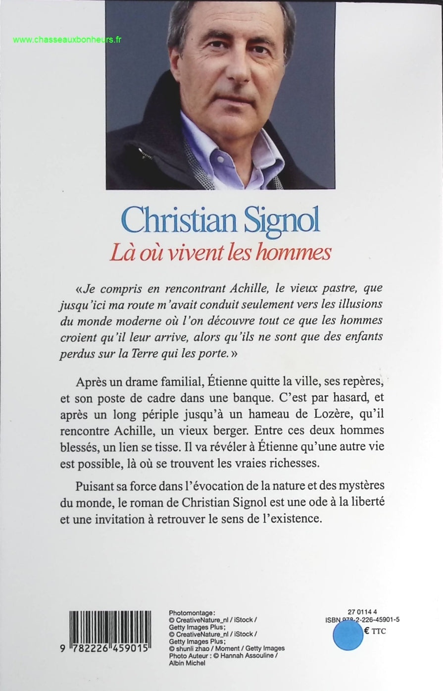 Là où vivent les hommes - Christian Signol - livre