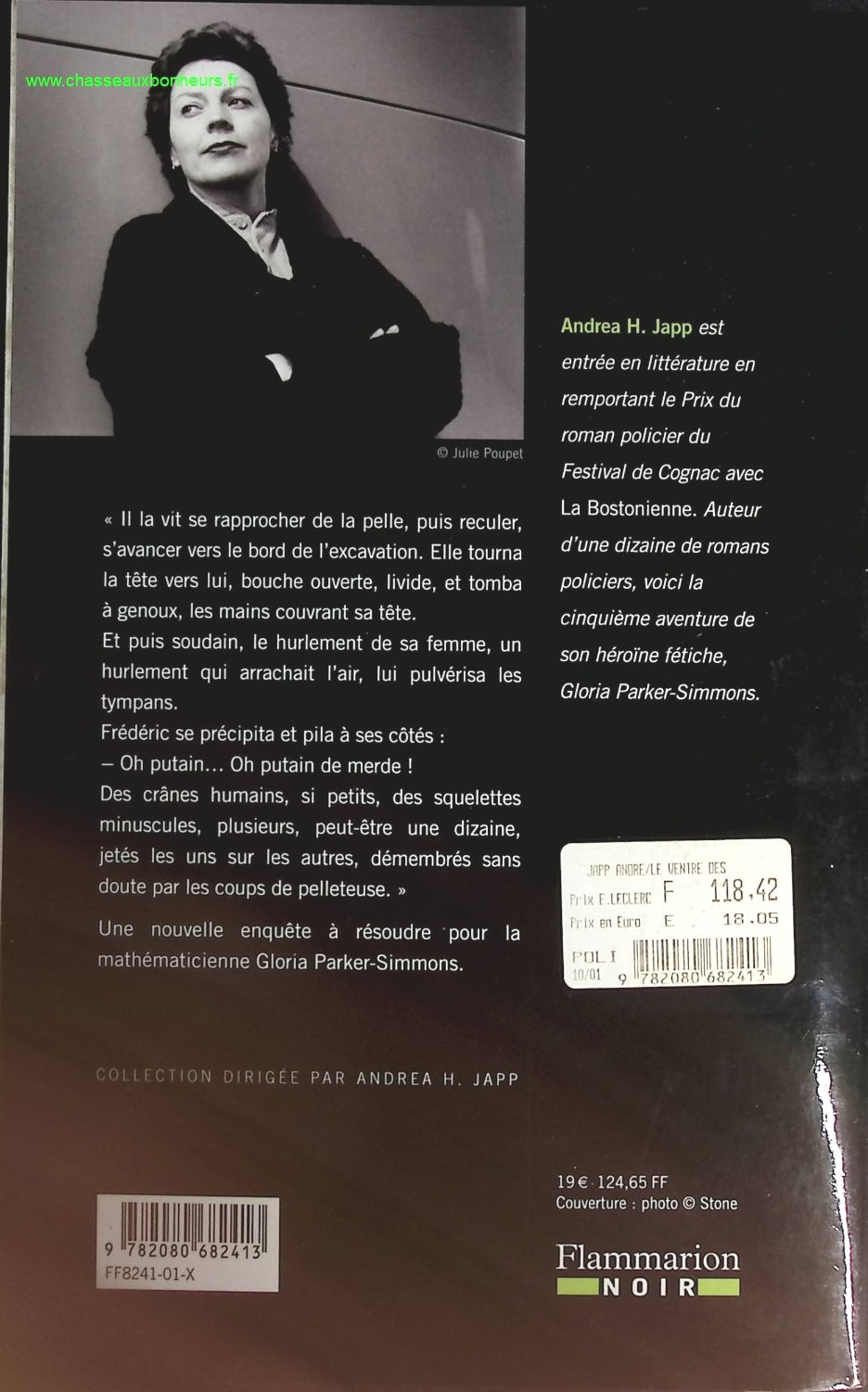 Le Ventre des lucioles - Andrea H. Japp - livre