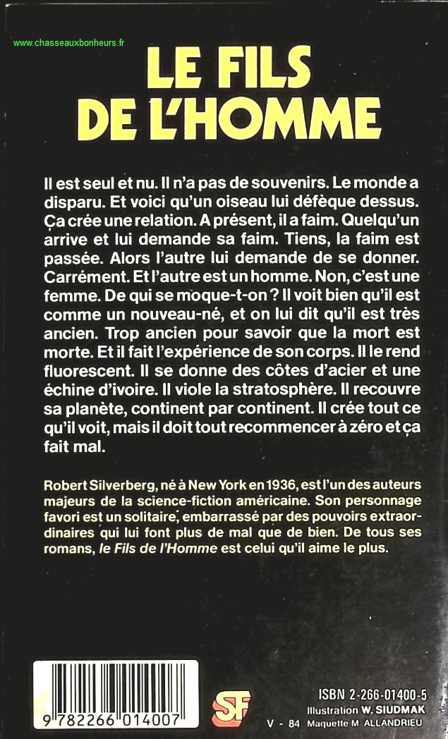 Le Fils de l'homme - Robert Silverberg - livre