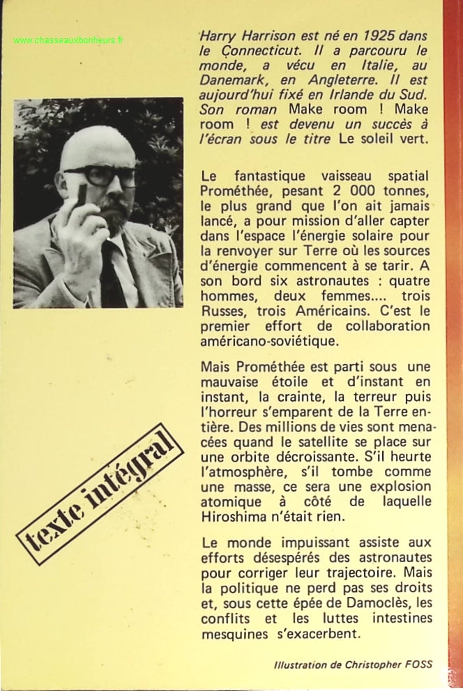 Prométhée en orbite - Harry Harrison - livre